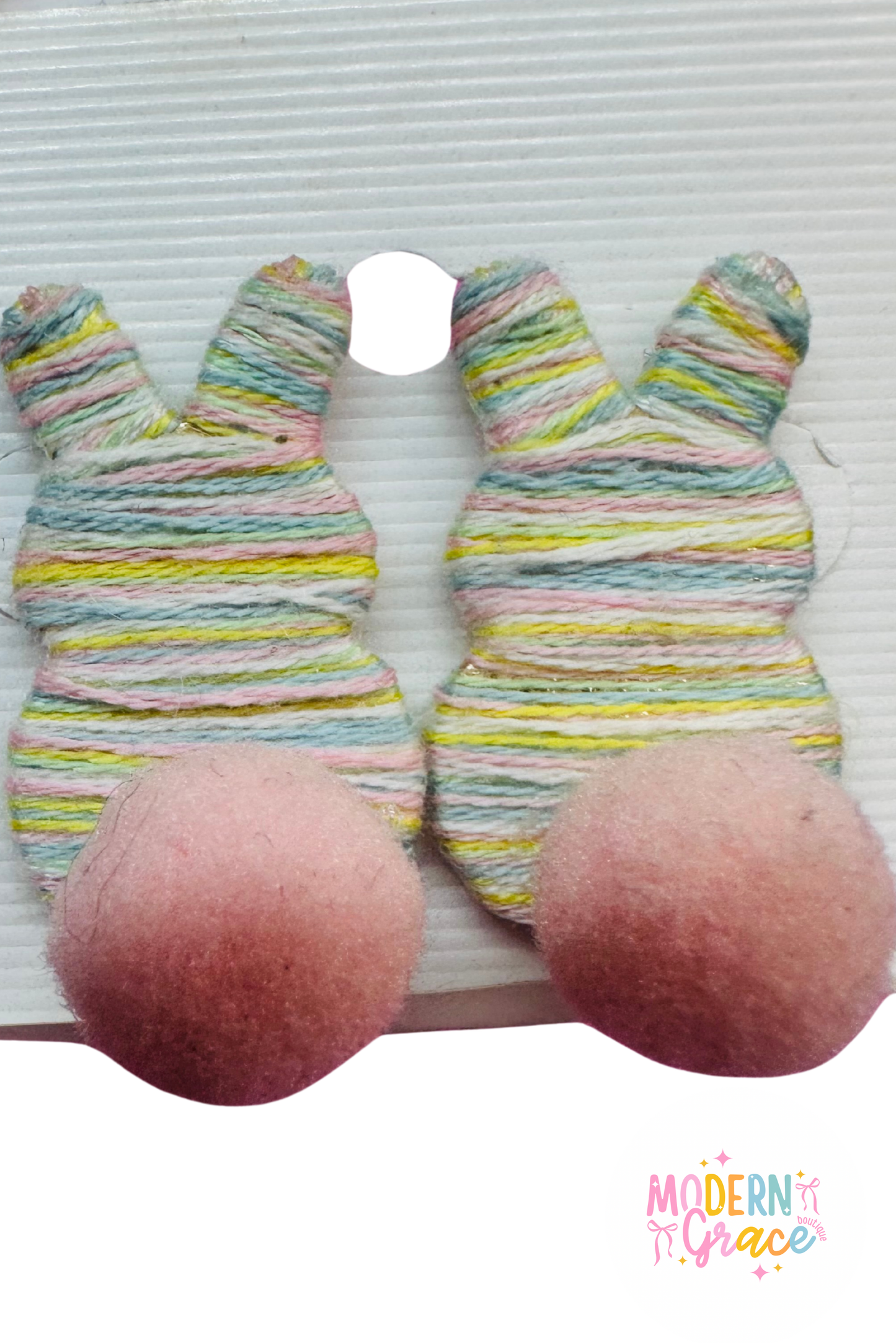 Easter Bunny Earrings (3 Colors)