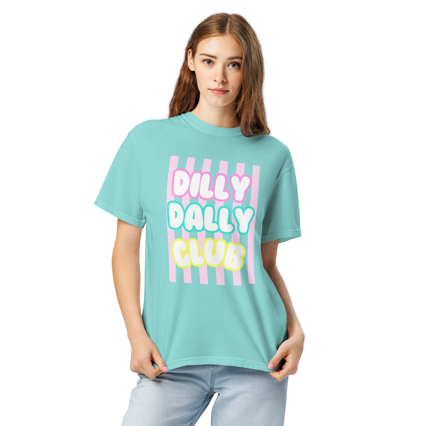 Dilly Dally Club - Unisex Garment-Dyed Heavyweight Comfort Colors Short Sleeve T-Shirt
