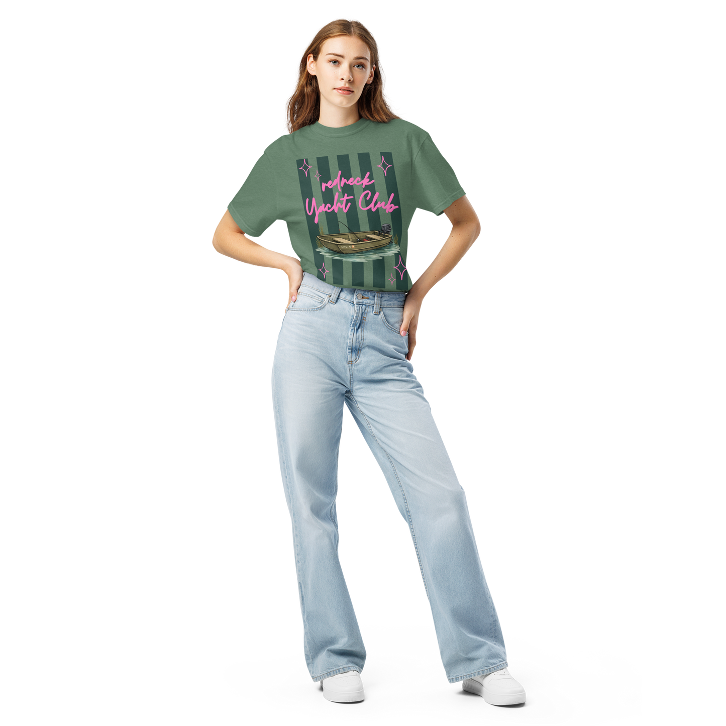 Redneck Yacht Club - Unisex Garment-Dyed Heavyweight Comfort Colors Short Sleeve T-Shirt