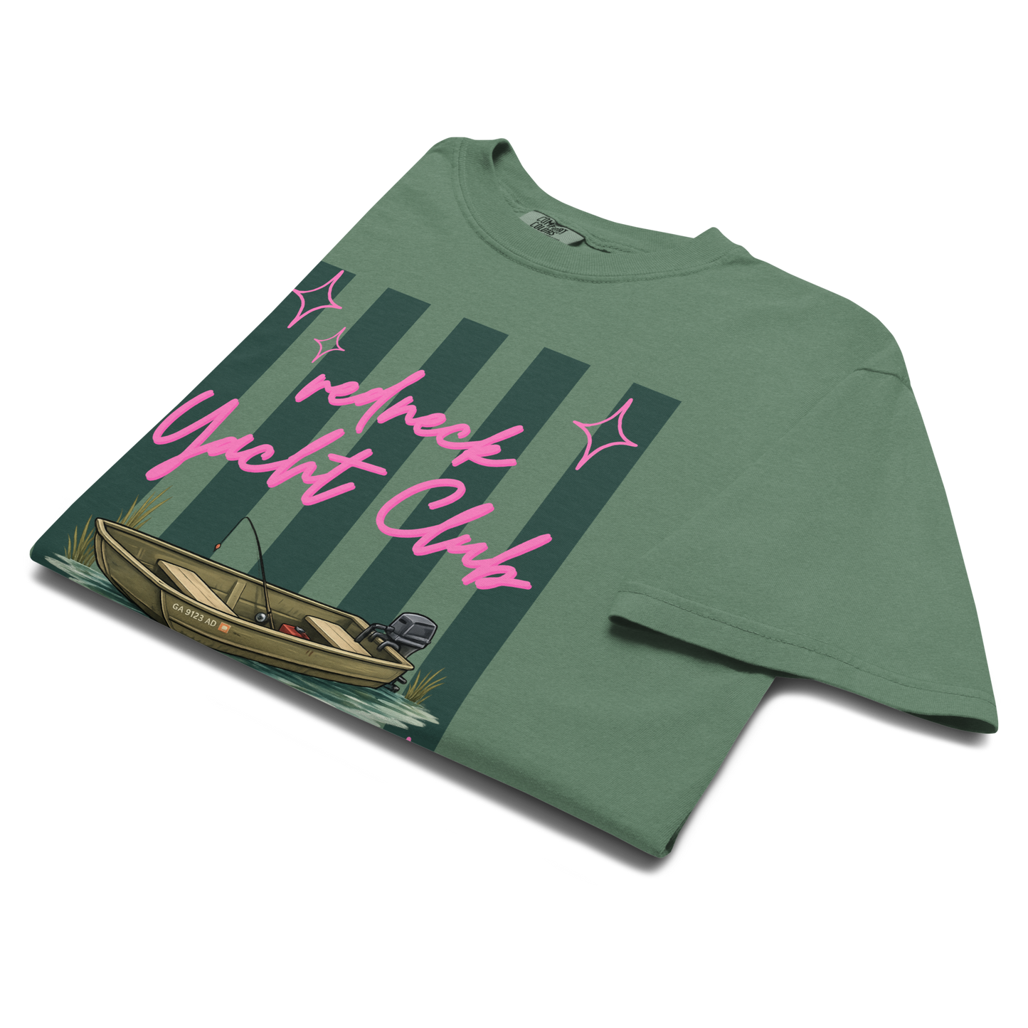 Redneck Yacht Club - Unisex Garment-Dyed Heavyweight Comfort Colors Short Sleeve T-Shirt