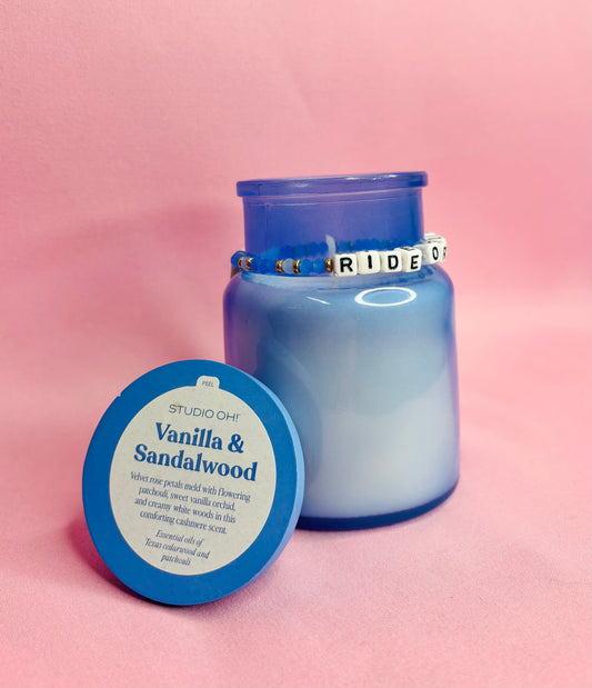 Ride or Die Candle & Bracelet Set