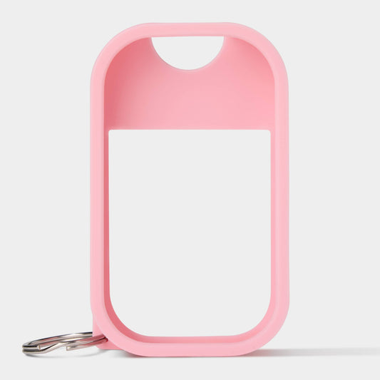 Bubblegum pink Touchland hand mist case, protective and stylish accessory for holding hand sanitizer or mist bottles.