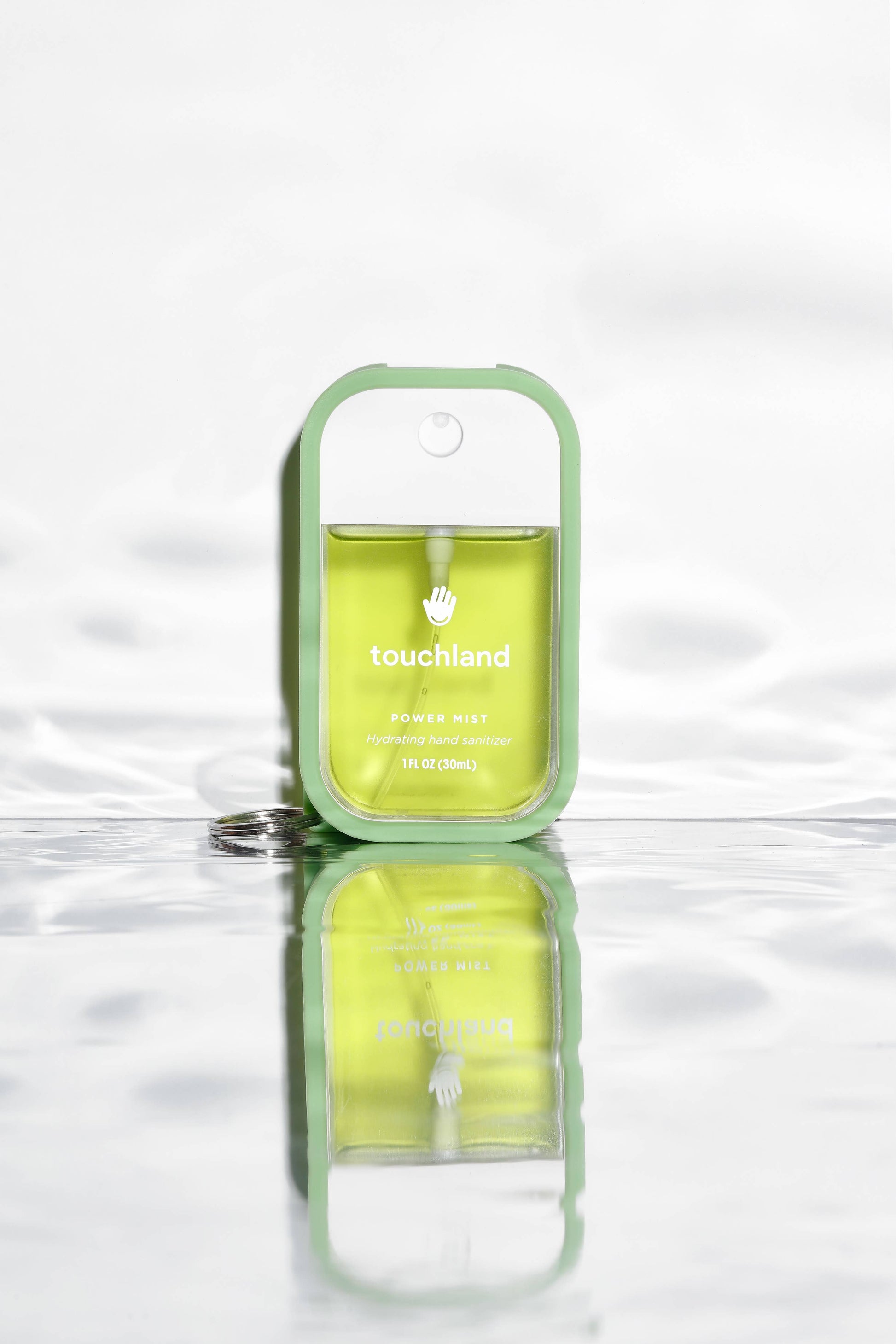 Touchland Mist Case in Matcha Green, a protective phone case with a sleek, vibrant green design and modern style.