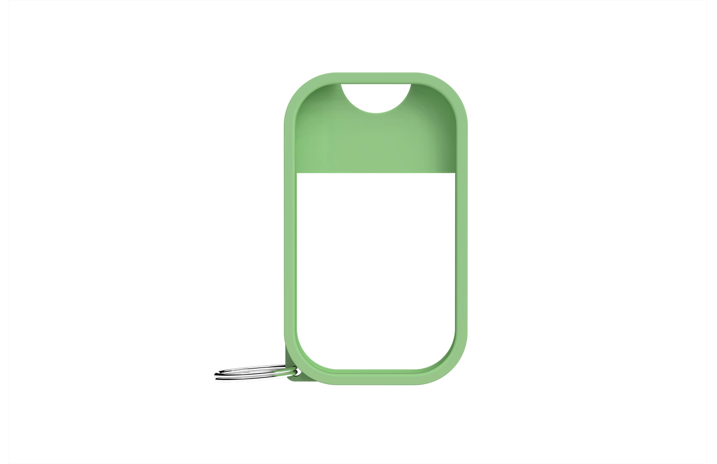 Touchland Mist Case in Matcha Green, protective cover for hand sanitizer bottles, with a sleek, vibrant green design.