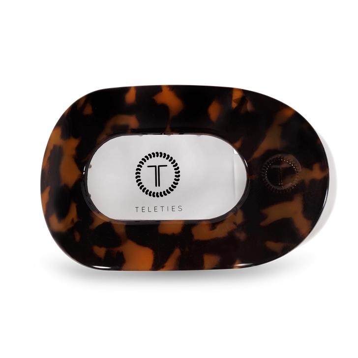 Round Flat Hair Clip | Large | Tortoise