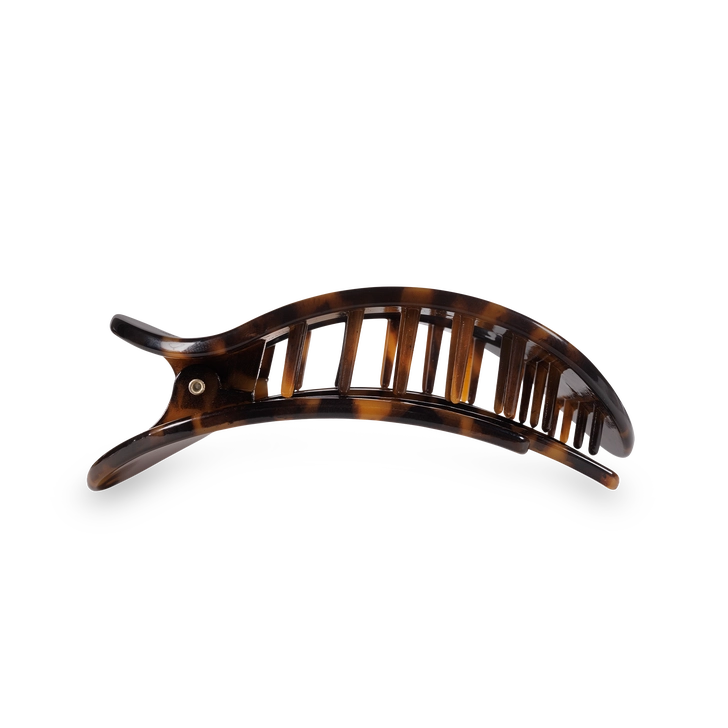 Round Flat Hair Clip | Small | Tortoise